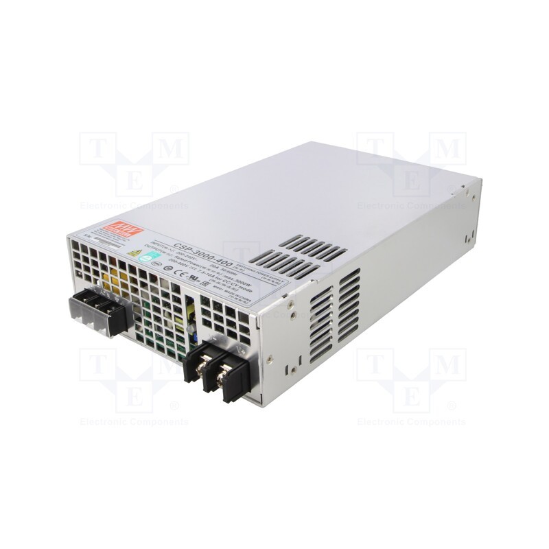 1 pcs x MEAN WELL - CSP-3000-400 - Power supply: switched-mode, 3000W, 400VDC, 7.5A, OUT: 1, -20÷65°C
