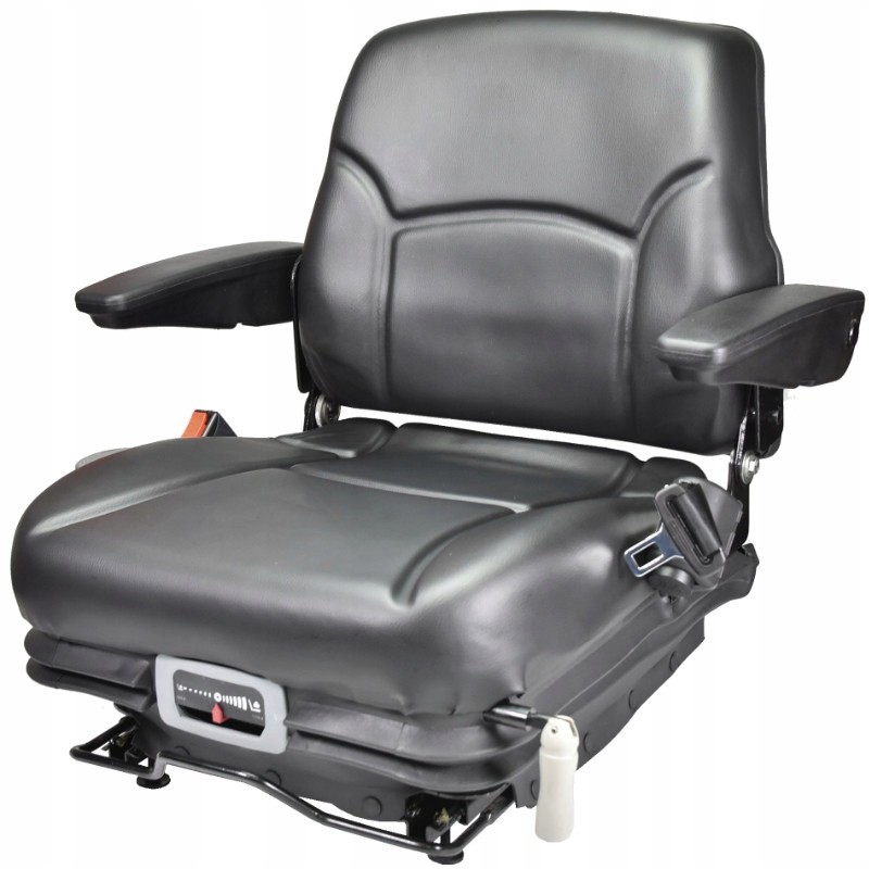 Seat seat with belts and adjustable backrest for doosan forklift