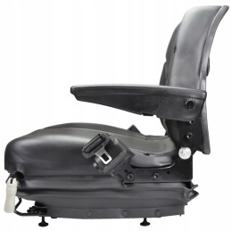 Seat seat with belts and adjustable backrest for doosan forklift