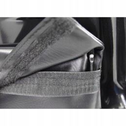 Seat seat with belts and adjustable backrest for doosan forklift