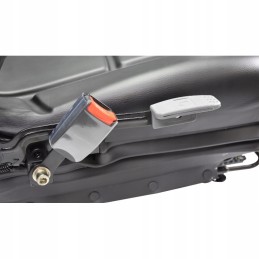 Seat seat with belts and adjustable backrest for doosan forklift