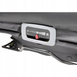 Seat seat with belts and adjustable backrest for doosan forklift