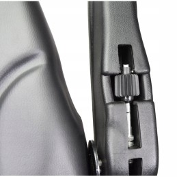 Seat seat with belts and adjustable backrest for doosan forklift