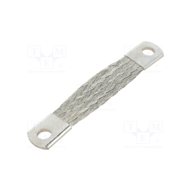 1 pcs x HELUKABEL - 18049208 - Braids, tape, 25mm2, Ø1: 8.5mm, Ø2: 8.5mm, L: 0.1m, -20÷125°C