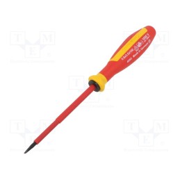 1 pcs x STAHLWILLE - 46603035 - Screwdriver, insulated, slot, 3,5x0,6mm, Blade length: 100mm