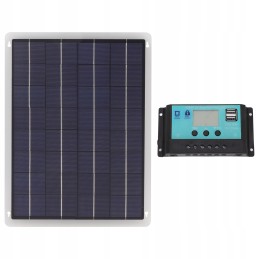 Solar panel 20w battery charger set