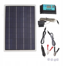 Solar panel 20w battery charger set