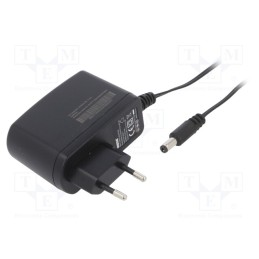 1 pcs x MOSO - MSA-C1200CS12.0-18F-DE-2155-CN - Power supply: switched-mode, plug, 12VDC, 1.25A, 15W, Plug: EU