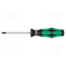 1 pcs x WERA - 5028002001 - Screwdriver, Torx®, TX07, Blade length: 60mm, Overall len: 130mm
