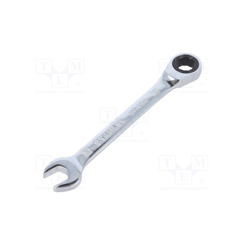1 pcs x STANLEY - 4-89-936 - Wrench, combination spanner,with ratchet, 10mm, nickel plated