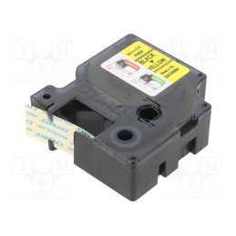 1 pcs x DYMO - S0721620 - Tape, 12mm, 4m, yellow, DYMO.LT100H, LetraTag