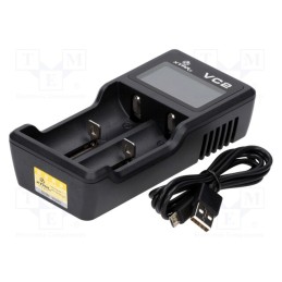 1 pcs x XTAR - VC2 - Charger: microprocessor-based, Li-Ion, 0.5A, Cells quantity: 2