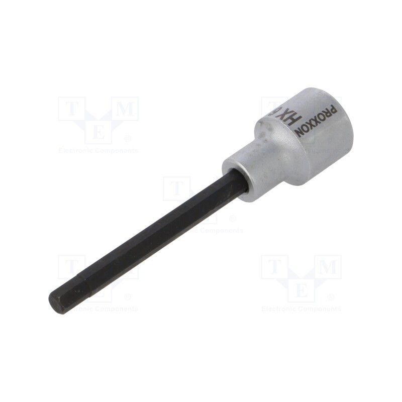 1 pcs x PROXXON - 23475 - Socket, HEX 6mm, 1/2', 100mm
