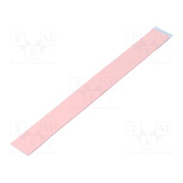 1 pcs x - SP_3.0 RÓŻOWA 3W/MK 20X200X2 - Tape: heat transfer, W: 20mm, L: 200mm, Thk: 2000um, 3W/mK, silicone