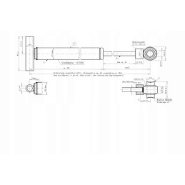 Shock absorber for trailer overrun device al ko 2 8 vb 1 profi 3500kg