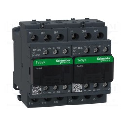 1 pcs x SCHNEIDER ELECTRIC - LC2D25BD - Contactor: 3-pole reversing, NO x3, Auxiliary contacts: NC + NO