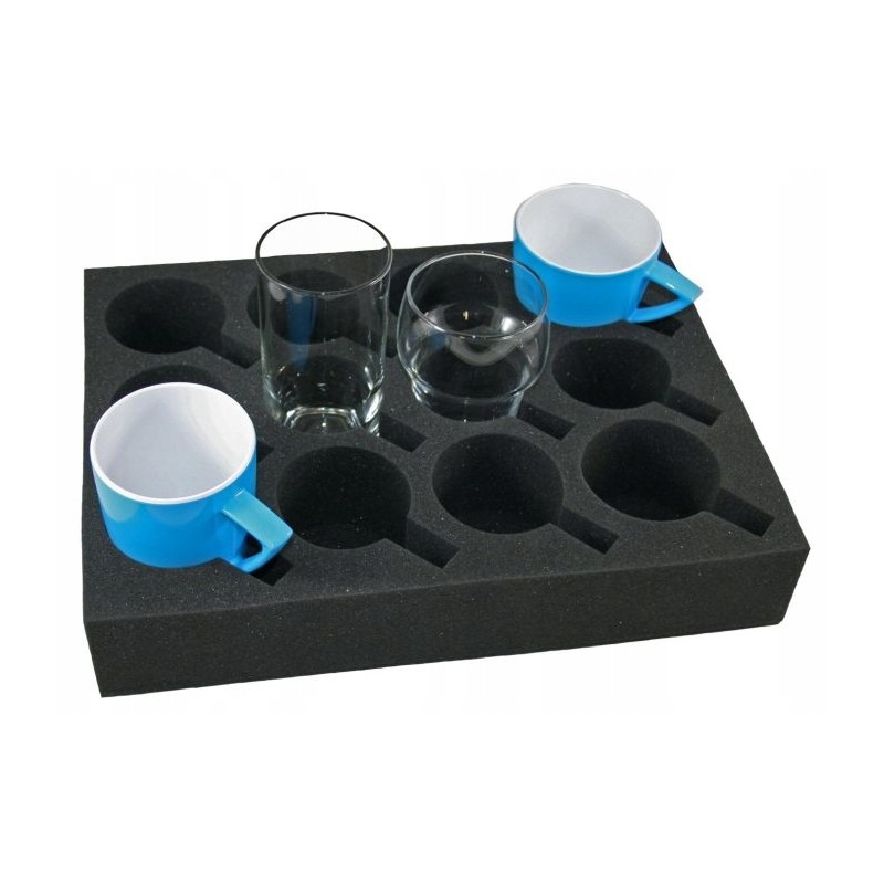 Securing glass stand for Haba trailers