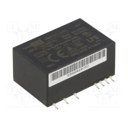 1 pcs x MEAN WELL - IRM-01-24S - Converter: AC/DC, 1W, 85÷305VAC, Usup: 120÷430VDC, Uout: 24VDC, 77%