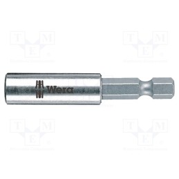 1 pcs x WERA - 5053457001 - Holders for screwdriver bits, Socket: 1/4', Overall len: 50mm