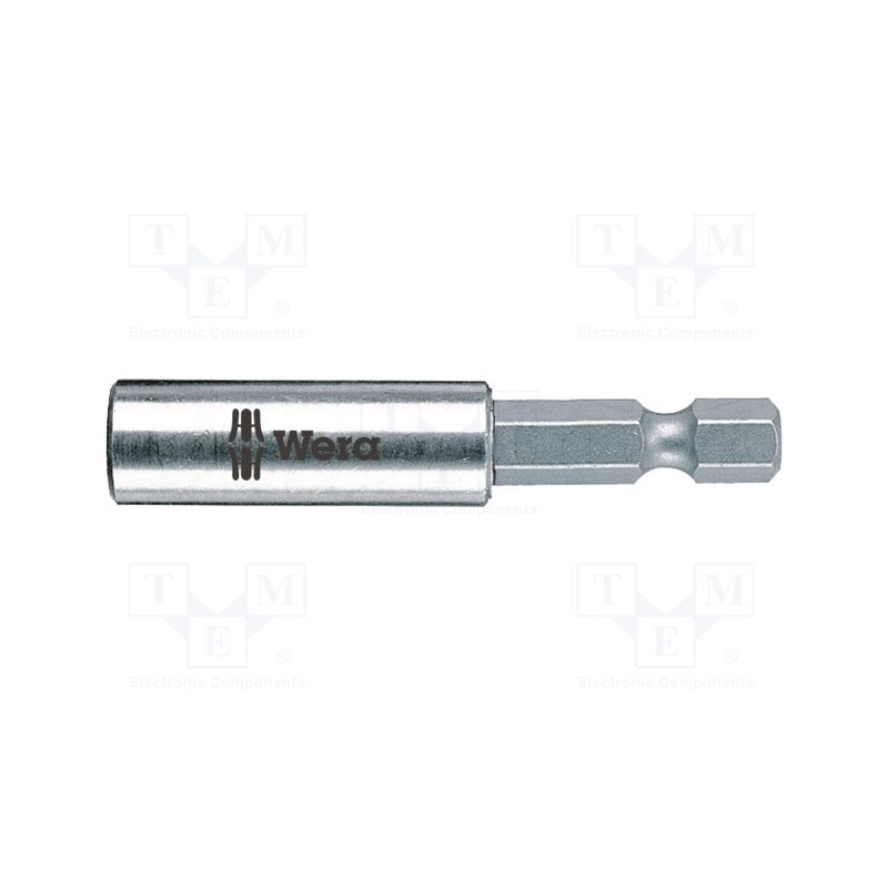 1 pcs x WERA - 5053457001 - Holders for screwdriver bits, Socket: 1/4', Overall len: 50mm