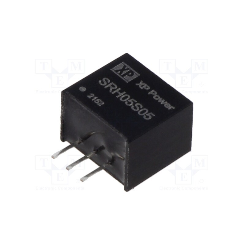 1 pcs x XP POWER - SRH05S05 - Converter: DC/DC, Uin: 9÷72V, Uout: 5VDC, Iout: 500mA, SIP3, 800kHz