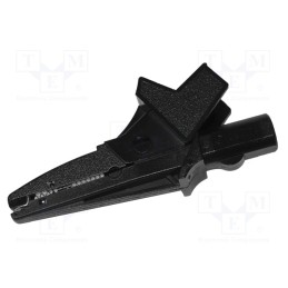 1 pcs x SONEL - K-01 - Crocodile clip, 20A, black, max.16mm, 1kV, Type: insulated