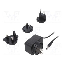 1 pcs x POS - POSB12100A-E1/U1/U2/A3 - Power supply: switched-mode, plug, 12VDC, 1A, 12W, Plug: EU, 82.97%