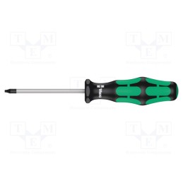 1 pcs x WERA - 5028001001 - Screwdriver, Torx®, TX06, Blade length: 60mm, Overall len: 130mm