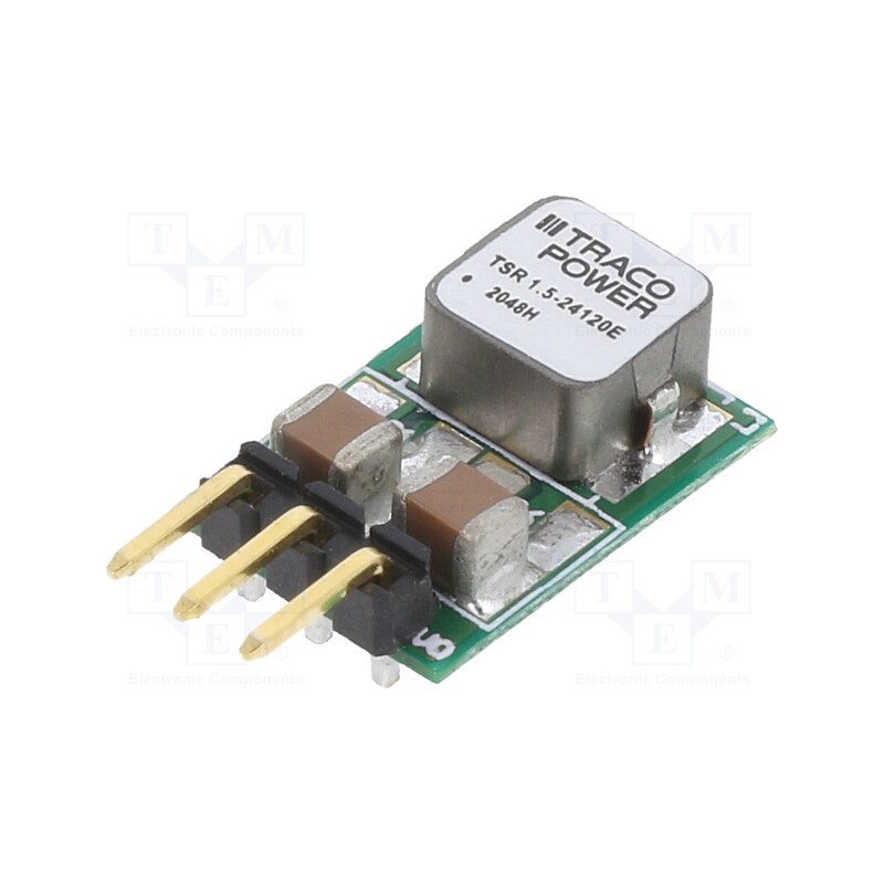 1 pcs x TRACO POWER - TSR 1.5-24120E - Converter: DC/DC, Uin: 15÷36V, Uout: 12VDC, Iout: 1A, TO220, 410kHz