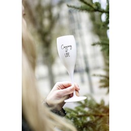 Cheers No. 1 champagne glass