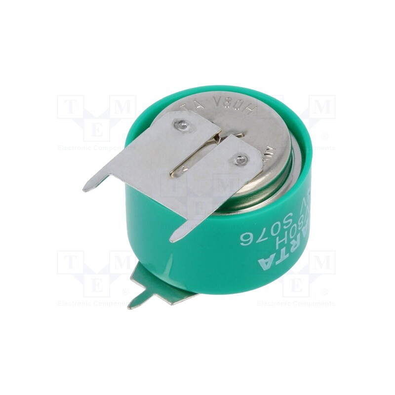 1 pcs x VARTA MICROBATTERY - 55608602059 - Re-battery: Ni-MH, 2/V80H, 2.4V, 70mAh, 3pin,positive pole: 2pin