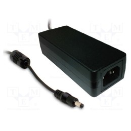 1 pcs x MEAN WELL - GST60A48-P1J - Power supply: switched-mode, 48VDC, 1.25A, Out: 5,5/2,1, 60W, 92%