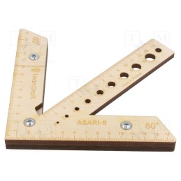 1 pcs x LeanCraft - ASARI-5-150-N - Try square, for centering, L: 150mm