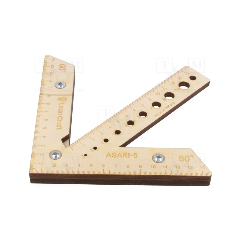 1 pcs x LeanCraft - ASARI-5-150-N - Try square, for centering, L: 150mm