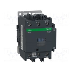 1 pcs x SCHNEIDER ELECTRIC - LC1D95F7 - Contactor: 3-pole, NO x3, Auxiliary contacts: NO + NC, 110VAC, 95A