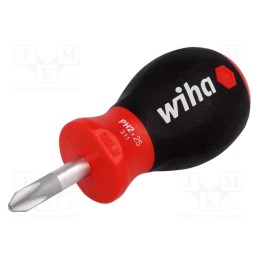1 pcs x WIHA - 26969 - Screwdriver, Phillips, PH2, SoftFinish®, Blade length: 25mm
