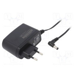 1 pcs x MOSO - MSA-C1200CS12.0-18F-DE-2155-L - Power supply: switched-mode, plug, 12VDC, 1.25A, 15W, Plug: EU