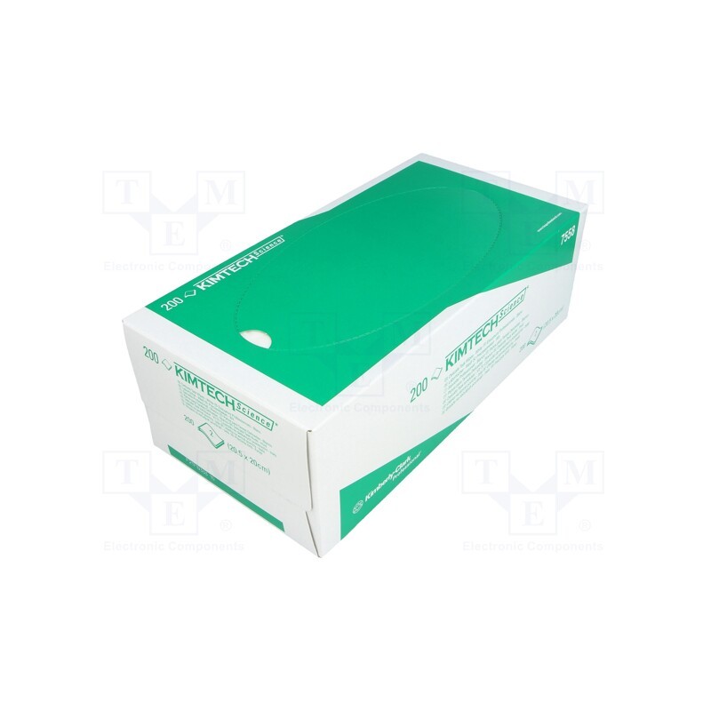 1 pcg x KIMBERLY CLARK - 7558 KIMTECH SCIENCE - Cleaning cloth: cloth, paper, white, 200pcs, 205x200mm, cleaning