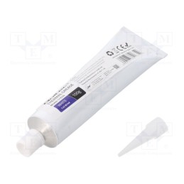 1 pcs x QOLTEC - 51634 - Heat transfer paste, white, 1.42W/mK, max.0.249°C/W, 100g