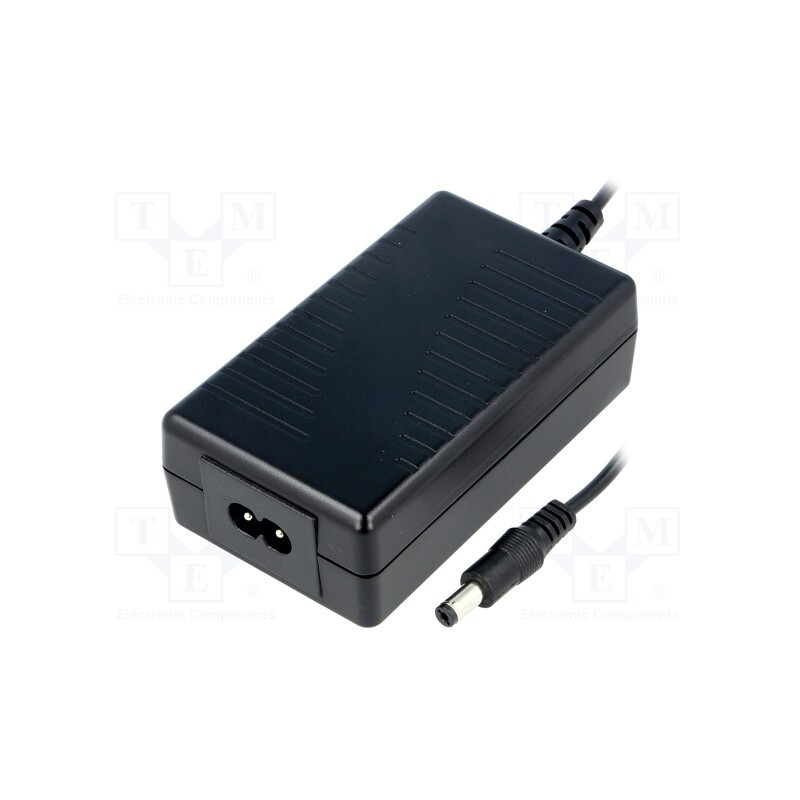 1 pcs x MEAN WELL - GS15B-1P1J - Power supply: switched-mode, 5VDC, 2.4A, Out: 5,5/2,1, 12W, desktop