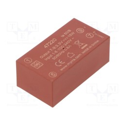 1 pcs x MYRRA - 47220 - Converter: AC/DC, 15W, 85÷265VAC, Usup: 120÷370VDC, Uout: 3.3VDC