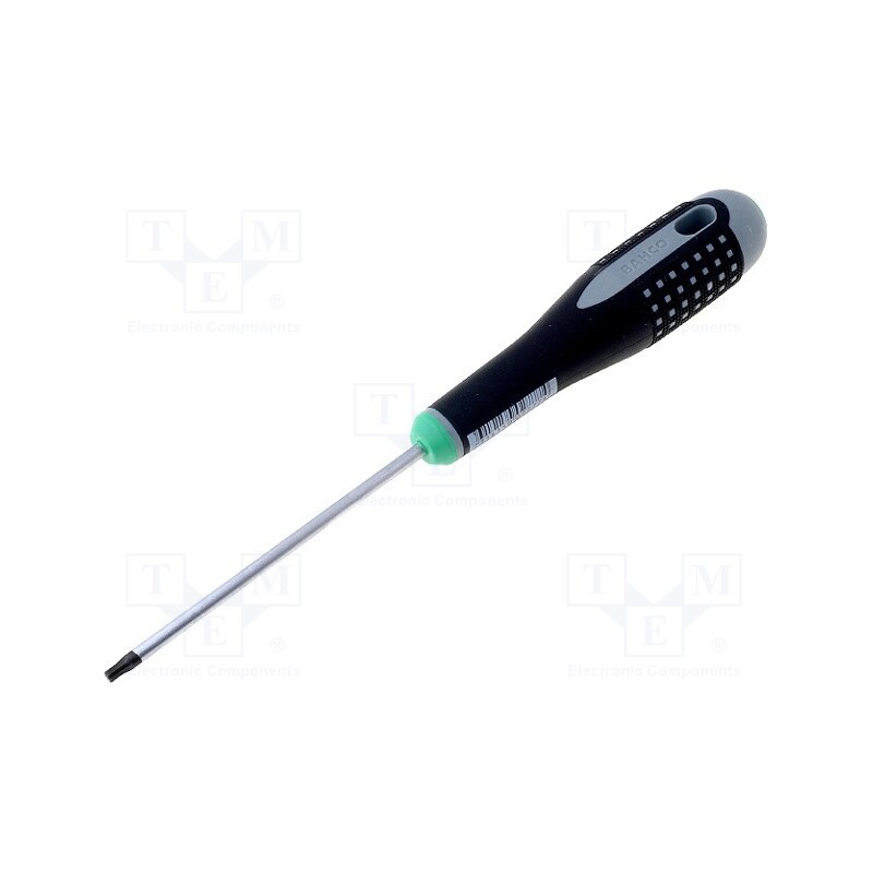 1 pcs x BAHCO - BE-8915 - Screwdriver, Torx®, TX15, Blade length: 100mm, Overall len: 222mm