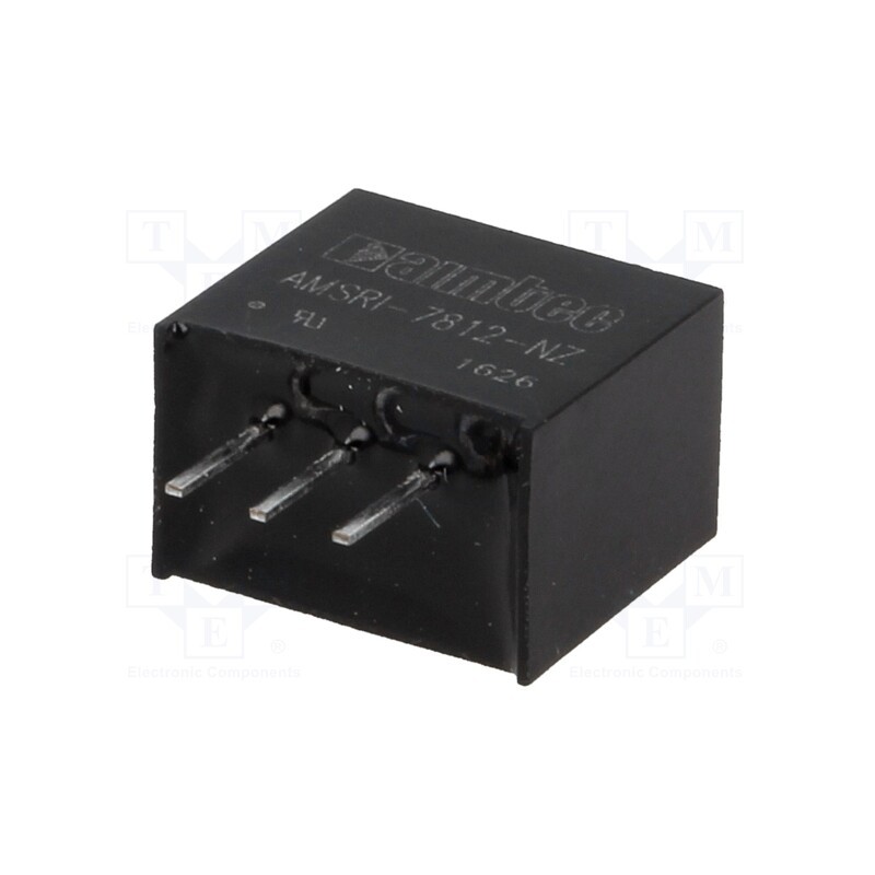1 pcs x AIMTEC - AMSRI-7812-NZ - Converter: DC/DC, 1.8W, Uin: 8÷24V, Uout: -12VDC, Iout: 150mA, SIP3