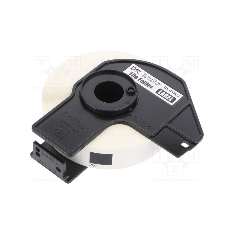 1 pcs x BROTHER - DK-11203 - Label, 17mm, 87mm, white, Character colour: black, self-adhesive