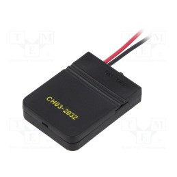 1 pcs x COMF - CH03-2032AS - Holder, BR2032,CR2032,DL2032, Batt.no: 1, cables, black, 150mm