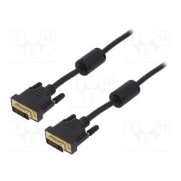1 pcs x LOGILINK - CD0002 - Cable, dual link, DVI-D (24+1) plug,both sides, PVC, Len: 3m