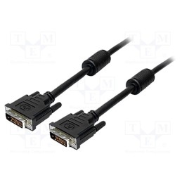 1 pcs x LOGILINK - CD0001 - Cable, dual link, DVI-D (24+1) plug,both sides, PVC, Len: 2m