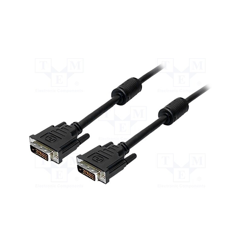 1 pcs x LOGILINK - CD0001 - Cable, dual link, DVI-D (24+1) plug,both sides, PVC, Len: 2m