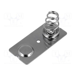 1 pcs x KEYSTONE - 5242 - Button-like/spring contact, C,R14, Batt.no: 2, screw