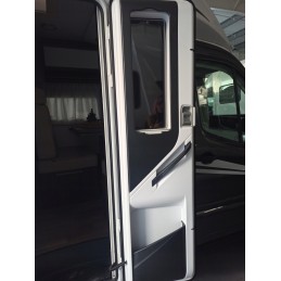 Internal handle of the entrance door of a Benimar camper